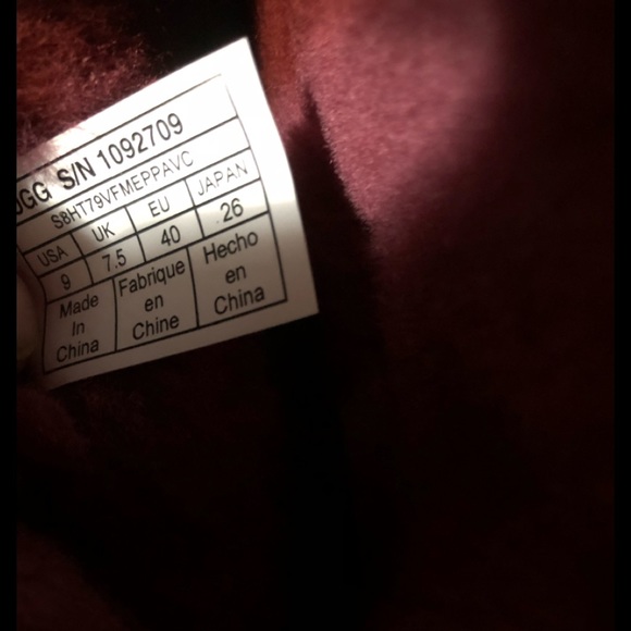 Ugg Women’s Remora boot Magenta Rose  - Picture 8 of 8